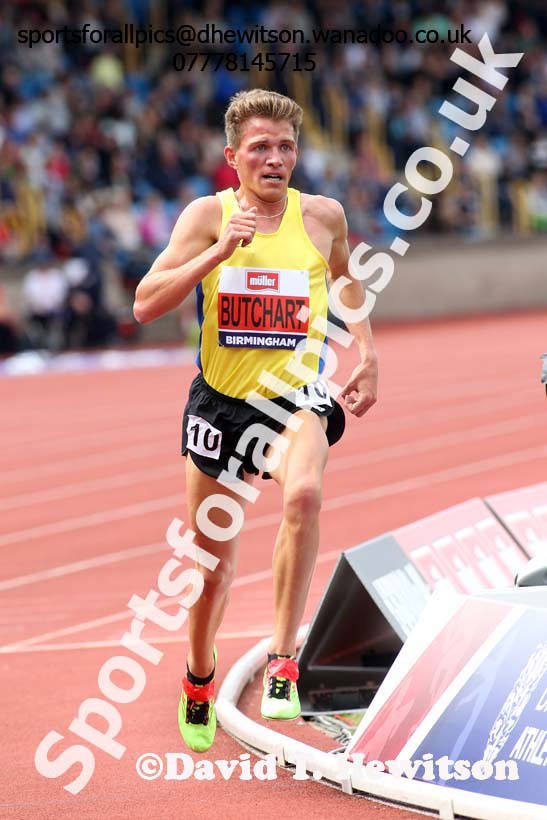 Mens 5000 metres, British Championships, Birmingham. Photo: David T. Hewitson/Sports for All Pics